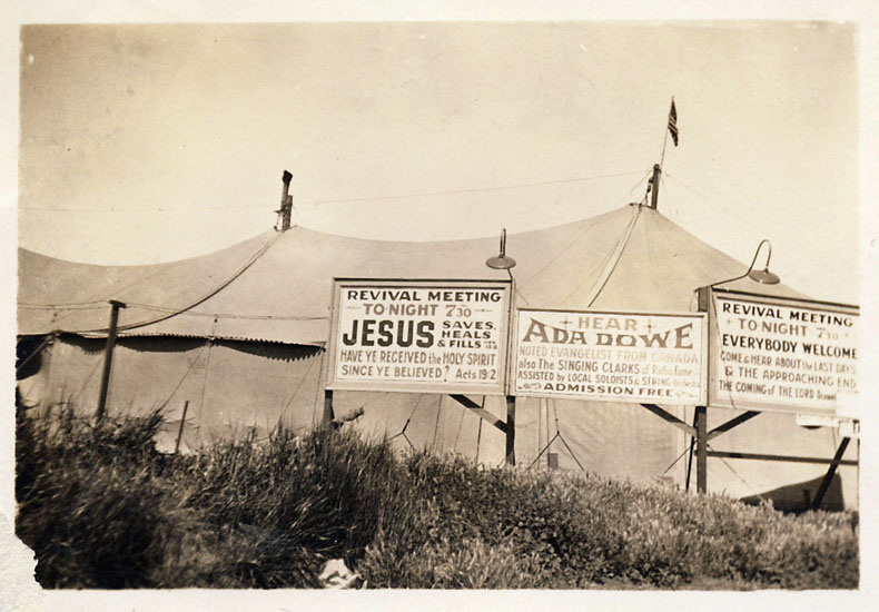 The Ada Dowe Revival  Tent