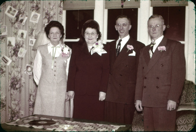 16 Caroline Carmen Ted Ellis Wedding day 3 1949